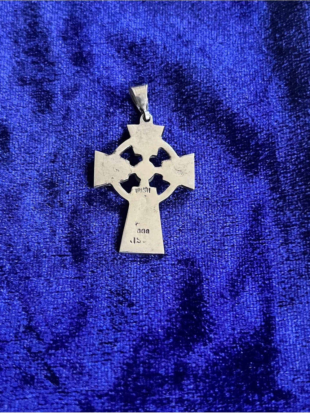 VTG 1978 SS Connemara Celtic Cross Pendant - Picture 2 of 3